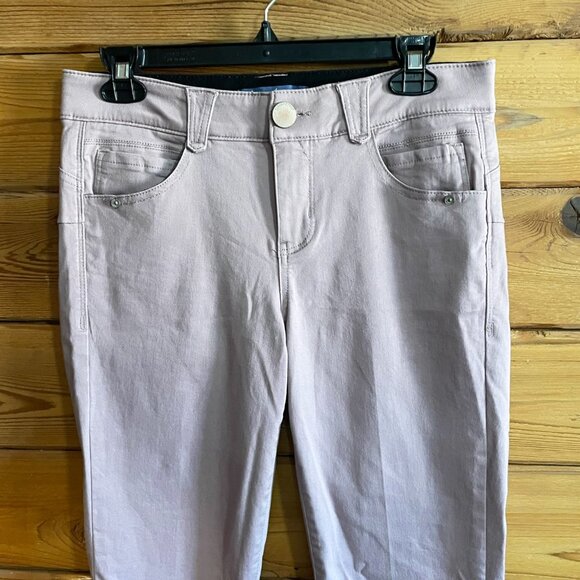Democracy Ab Technology Lavender Purple High Rise Slim Straight Jeans Size 6 - Picture 4 of 10